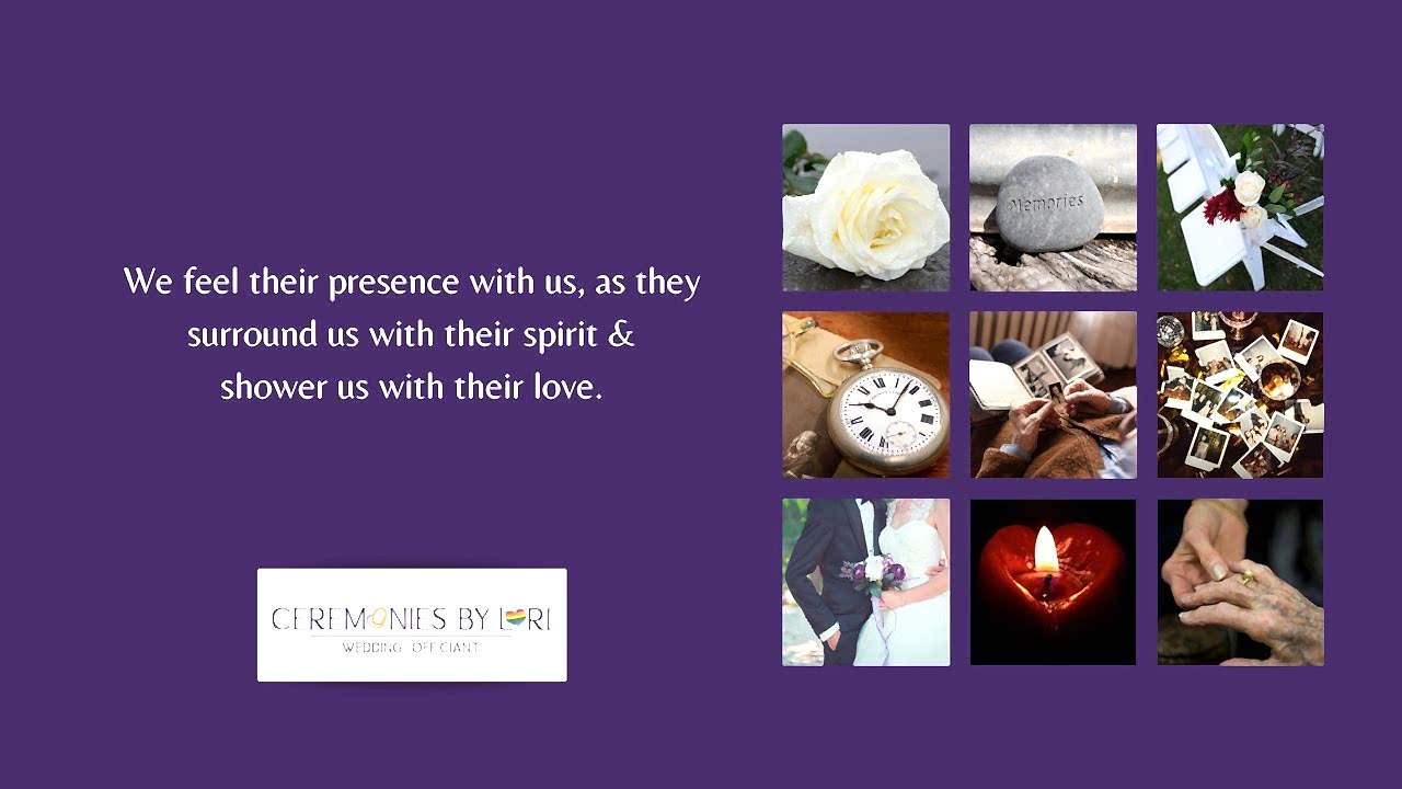 Ceremonies By Lori - Honoring Loved Ones