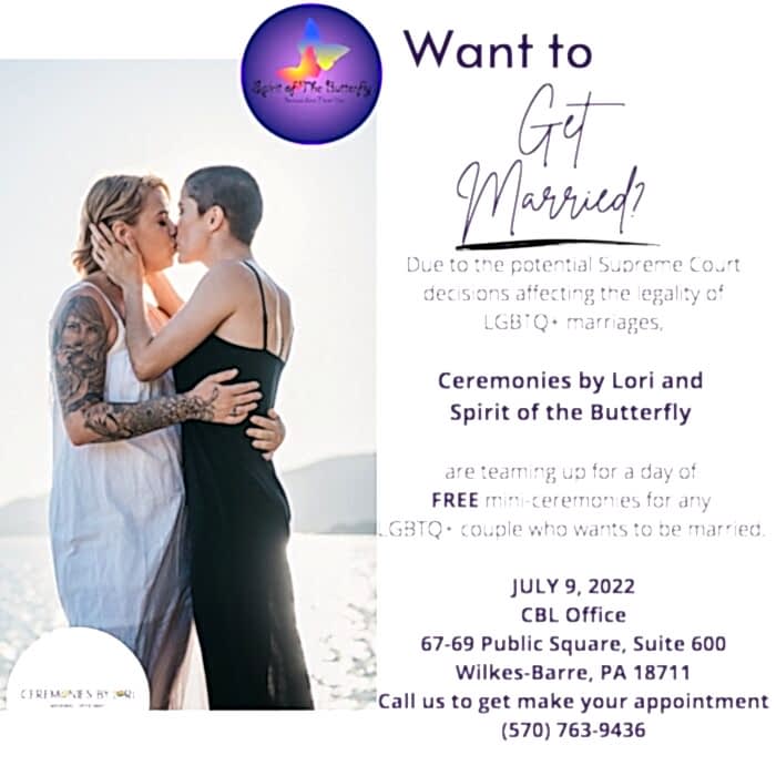 Want to get married? Ceremonies By Lori