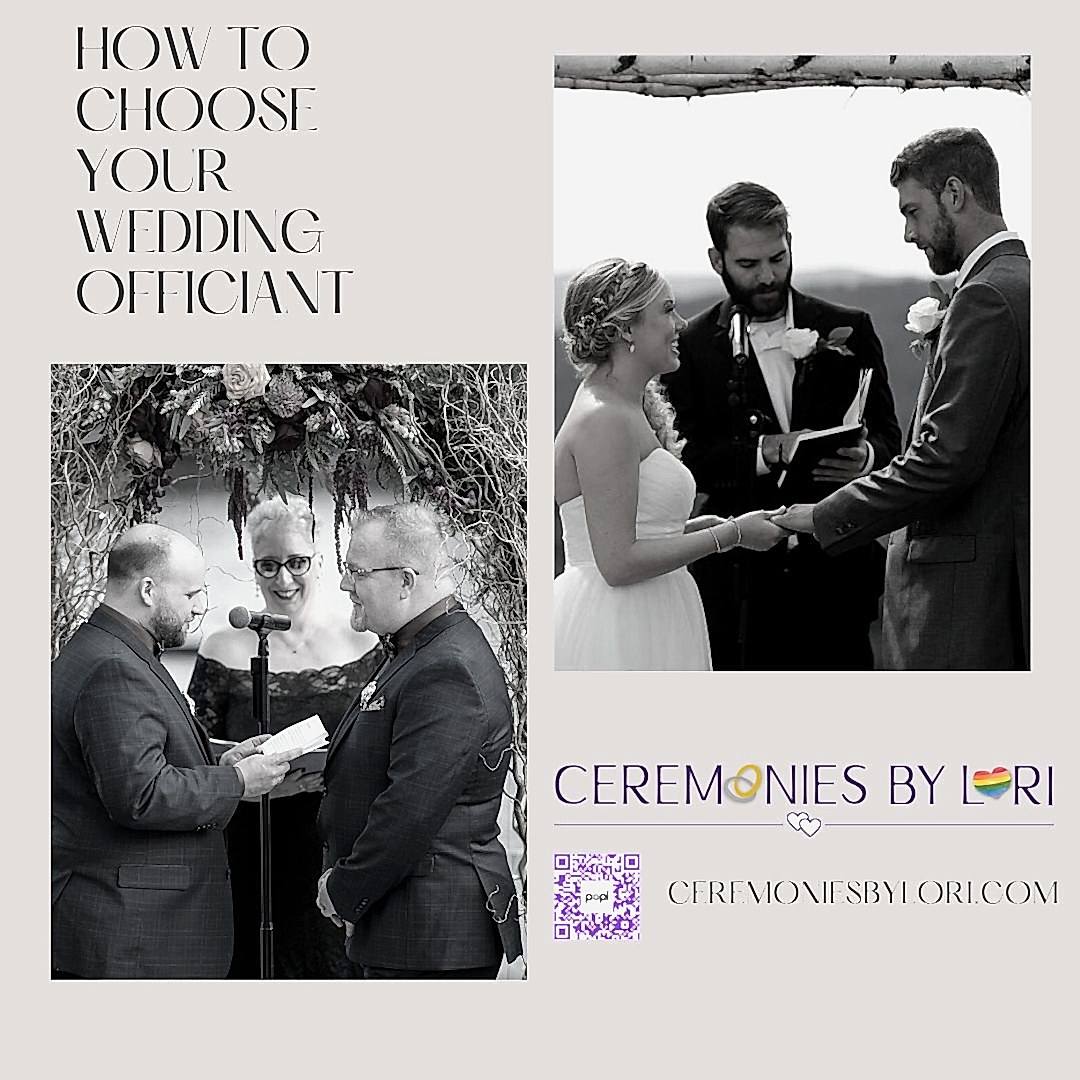 Lori and Tim Officiciating weddings