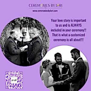 Tim and Lori officiating wedding ceremonies