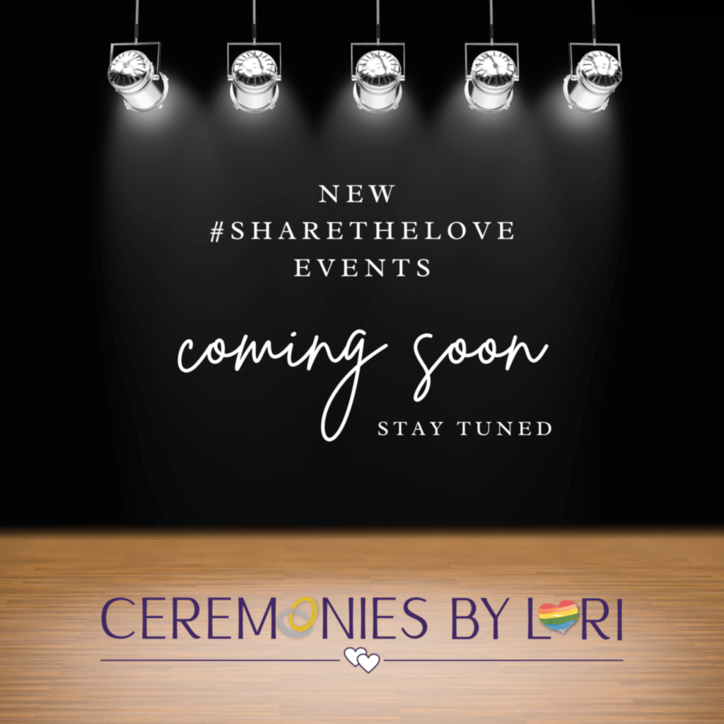 #ShareTheLove events coming soon